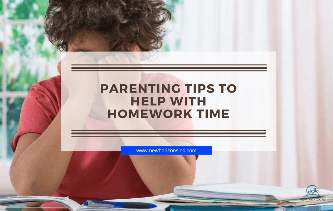 Parenting Tips to Help with Homework Time - New Horizons